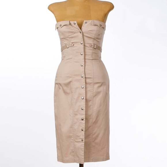 Arden B Tan Dress - Picture 1 of 4